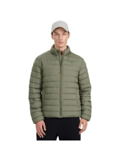 Pánská péřová bunda 4F M597 khaki 4FWAW25TDJAM597 43S pánské