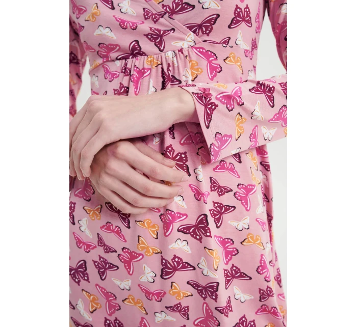 Noční košile s dlouhým rukávem model 18937309 - Vamp