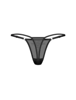 Dámská sexy tanga Violami Hungry černé - Obsessive Dámská sexy tanga Violami Hungry černé - Obsessive
