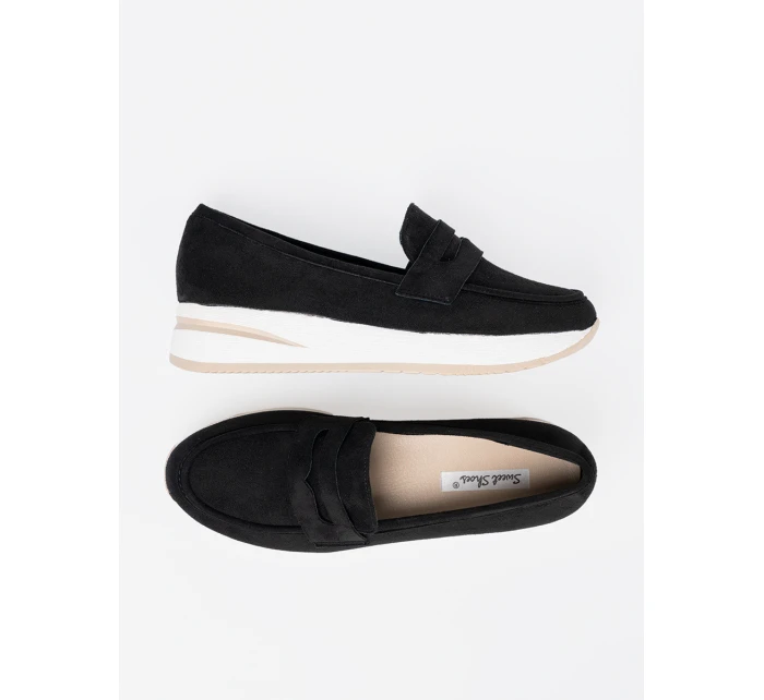 Trendy mokasíny černé dámské platforma Trendy mokasíny černé dámské platforma