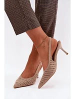 Sandály na podpatku  model 227441 Step in style