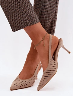 Sandály na podpatku  model 227441 Step in style