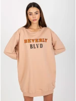 Bluza VI BL model 19755093 ciemny bezowy - FPrice Bluza VI BL model 19755093 ciemny bezowy - FPrice
