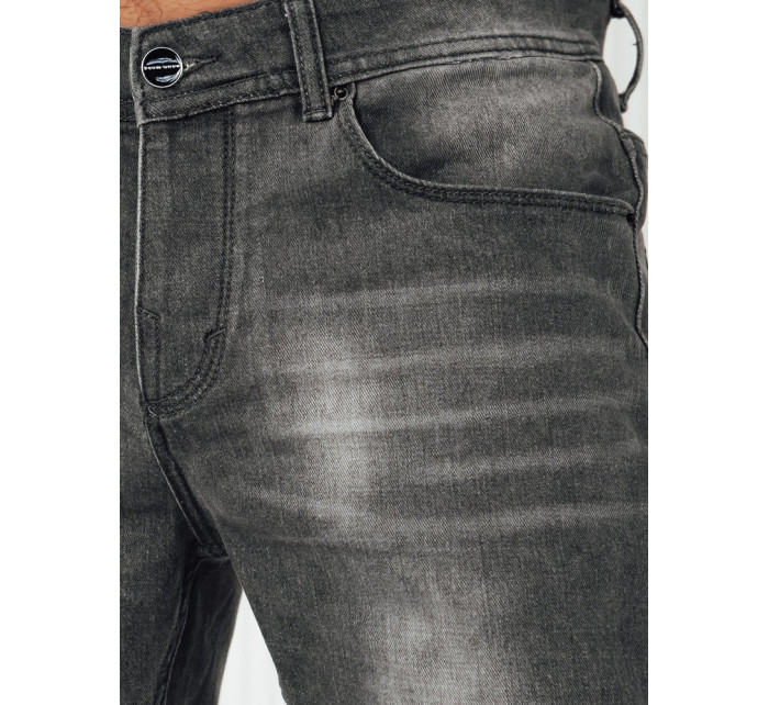 Pánské světle šedé džínové kalhoty Dstreet UX4228
