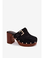 Klapky na podpatku model 228787 Step in style Klapky na podpatku model 228787 Step in style