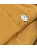 Žlutá dámská zimní bunda (M-21305)