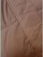 Tmavě béžová dámská sportovní bunda model 21246357 - Miss TiTi