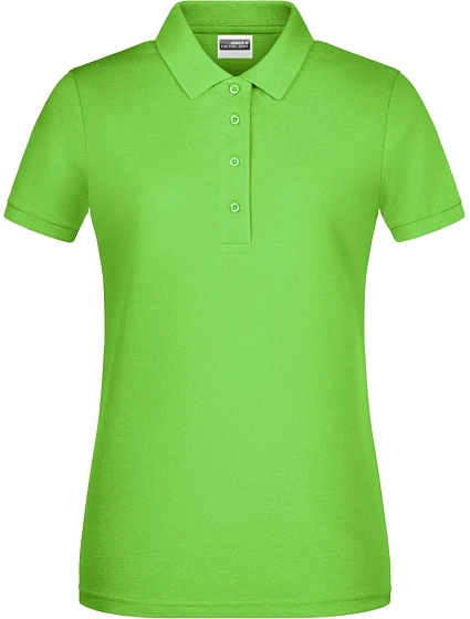 Daiber 8009 Dámské piqué polo z bio bavlny 02.8009 lime green Daiber 8009 Dámské piqué polo z bio bavlny 02.8009 lime green