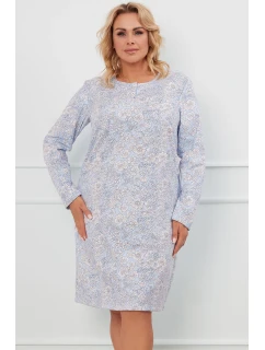 Italská móda Jowita long barva:print/blue