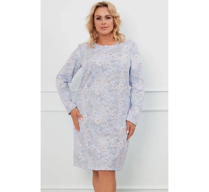 Italská móda Jowita long barva:print/blue Italská móda Jowita long barva:print/blue