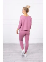 Sada s potiskem Queen tmavě růžová Sada s potiskem Queen tmavě růžová