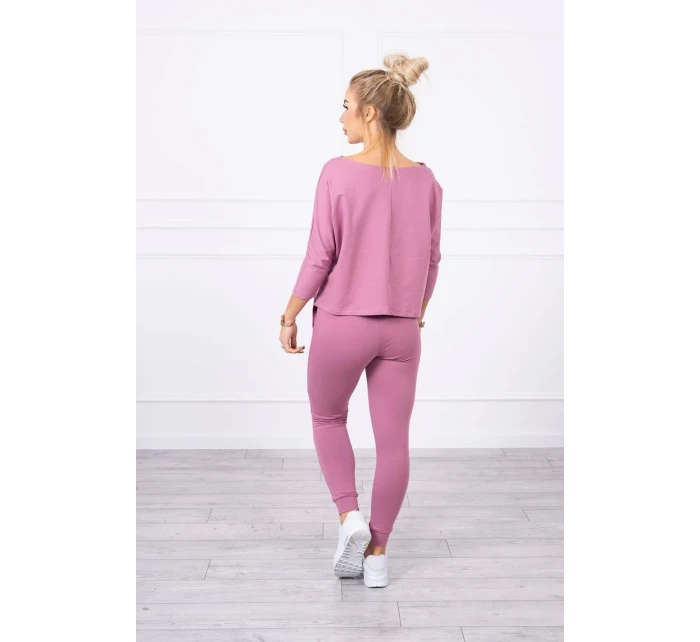 Sada s potiskem Queen tmavě růžová Sada s potiskem Queen tmavě růžová