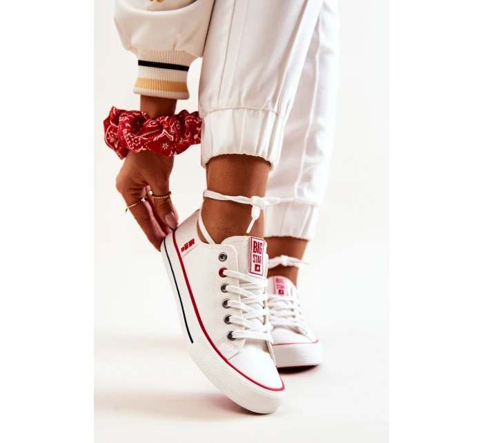 Dámské Tenisky BIG STAR JJ274123 Bílý Dámské Tenisky BIG STAR JJ274123 Bílý