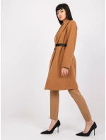 Dámský kabát DHJ PL model 17050373 velbloudí - FPrice Dámský kabát DHJ PL model 17050373 velbloudí - FPrice