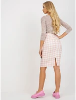 Spódnica LK SD model 21127135 brzoskwiniowy - FPrice