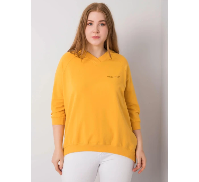 Halenka RV BL 6852.22P tmavě žlutá