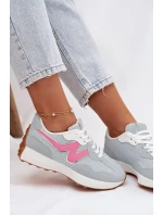 Dámské sportovní boty na platformě – modré Janelora Dámské sportovní boty na platformě – modré Janelora