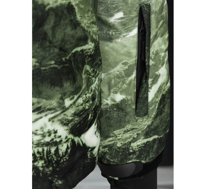 Pánská zimní lyžařská bunda zelená FashionStreet TX5126