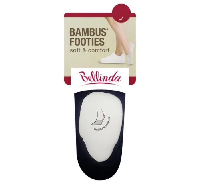 Bambusové velmi nízké dámské ponožky BAMBUS FOOTIES SOCKS - BELLINDA - černá Bambusové velmi nízké dámské ponožky BAMBUS FOOTIES SOCKS - BELLINDA - černá