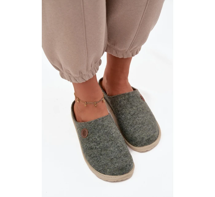 Domácí obuv dámské pantofle Inblu CS000047 zelené