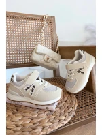 Dětské sportovní tenisky na suchý zip béžové Galisse Dětské sportovní tenisky na suchý zip béžové Galisse