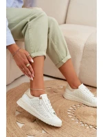 Kožené dámské tenisky s zipem model 22026547 - EVENTO