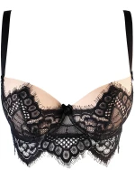 Podprsenka V-10771 černo-béžová - Axami