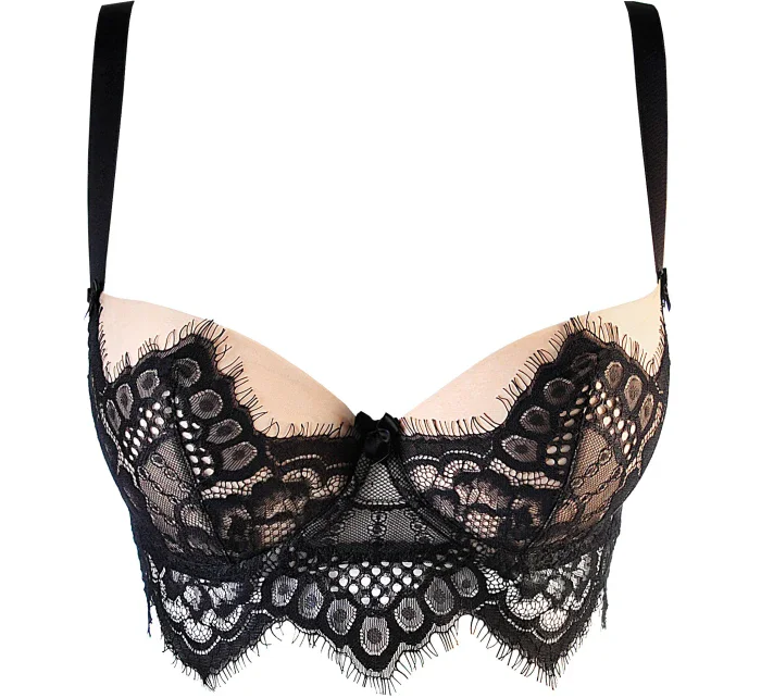 Podprsenka V-10771 černo-béžová - Axami