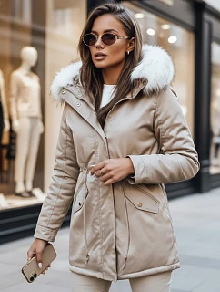 Dámská zimní bunda parka VIXEN béžová FashionStreet TY3873