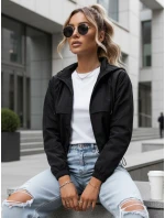 Dámská přechodná bunda s kapucí GRAUS černá FashionStreet TY4222