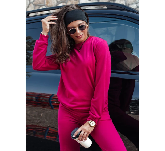 MILIAN fuchsiová dámská tepláková souprava Dstreet model 21980480 - FashionStreet