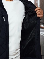 Pánská přechodná bunda s kapucí FashionStreet tmavě modrá TX4990