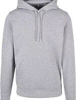 Build your Brand BB 001 Pánská mikina s kapucí 56.B001 heather grey