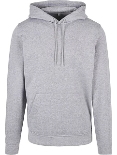 BB 001 Pánská mikina s kapucí model 22442644 heather grey - Build your Brand