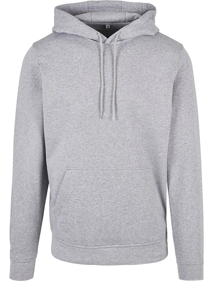Build your Brand BB 001 Pánská mikina s kapucí 56.B001 heather grey Build your Brand BB 001 Pánská mikina s kapucí 56.B001 heather grey
