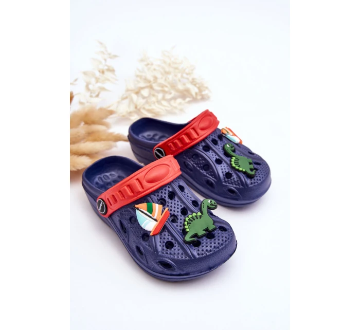 Dětské pěnové lehké sandály Crocs námořnická modrá model 21623913 - Boto