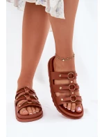 Dámské Pantofle S Pásky Camel Pasiriela Dámské Pantofle S Pásky Camel Pasiriela