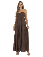 Šaty MI SK A2596.97 hnědé Šaty MI SK A2596.97 hnědé