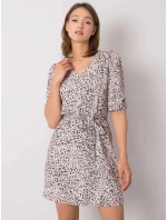 Dámské šaty LK SK model 22020908 Pudr růžová vzor Lakerta - FPrice