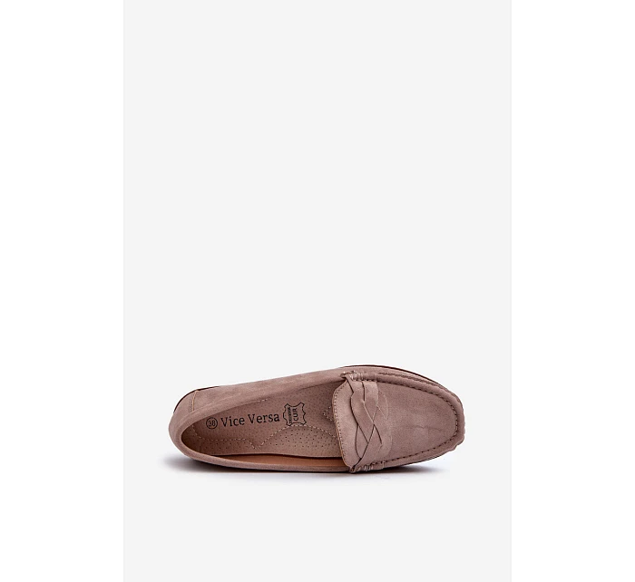 Dámské mokasíny 834280 Nestalia hnědé - Vice Versa