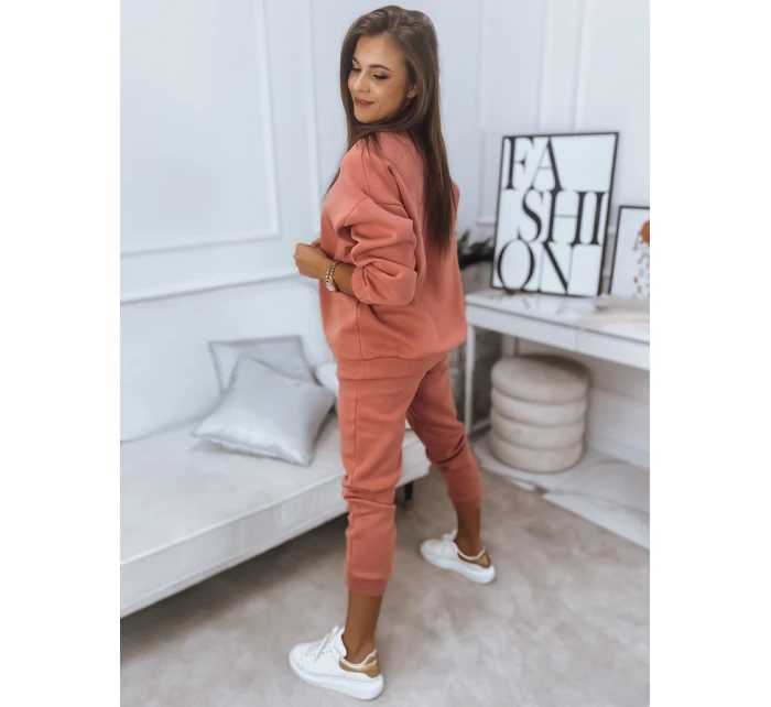 Dámská tepláková souprava ARIELLA PREMIUM lososová FashionStreet AY0725