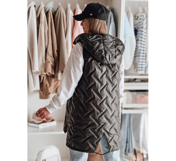 Dámská přechodná prošívaná vesta černá Dstreet model 21987067 - FashionStreet