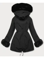 ZIMOWA PARKA DAMSKA NA CZARNA model 21245045 - MHM