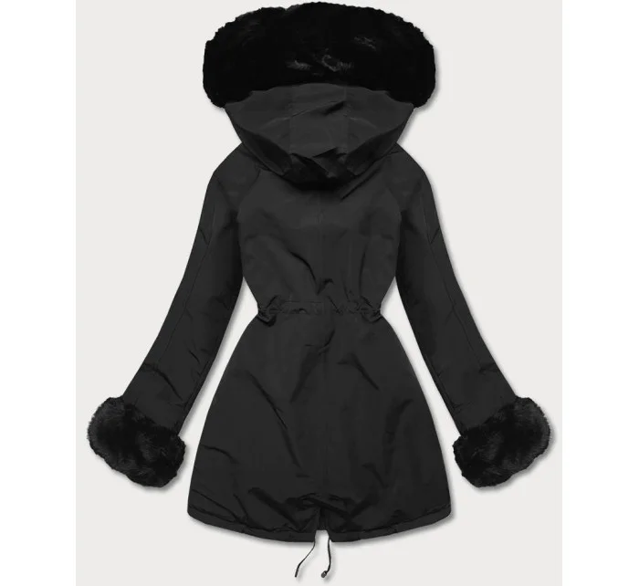 ZIMOWA PARKA DAMSKA NA CZARNA model 21245045 - MHM