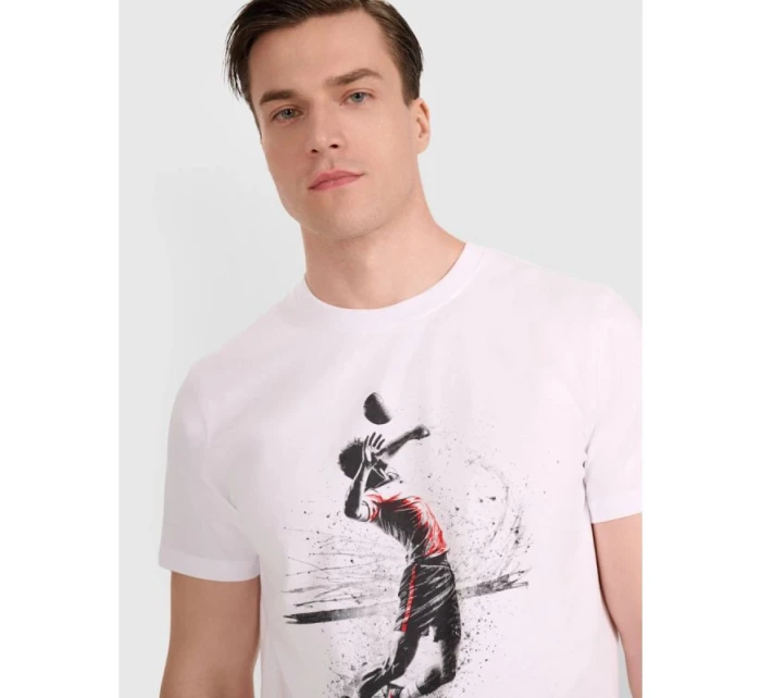 Pánské volejbalové tričko s potiskem model 21756928 - 4F Pánské volejbalové tričko s potiskem model 21756928 - 4F