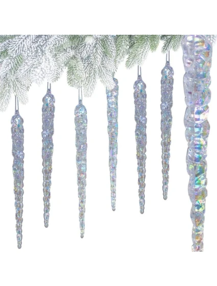 RAMPOUCHY - DUHOVÁ ZÁVĚSNÁ DEKORACE 17,5 CM 6 KS