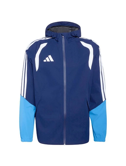 Pánské bundy Tiro 26 Rain Jacket navy blue model 22072114 pánské - ADIDAS Pánské bundy Tiro 26 Rain Jacket navy blue model 22072114 pánské - ADIDAS
