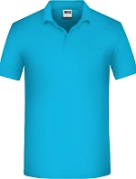 Daiber JN 874 Pánské pracovní bio piqué polo 02.0874 turquoise