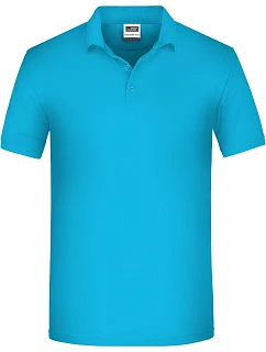 JN Pánské pracovní bio piqué polo 02.0 turquoise model 22414470 - Daiber