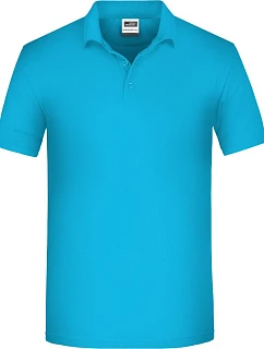 JN Pánské pracovní bio piqué polo 02.0 turquoise model 22414470 - Daiber
